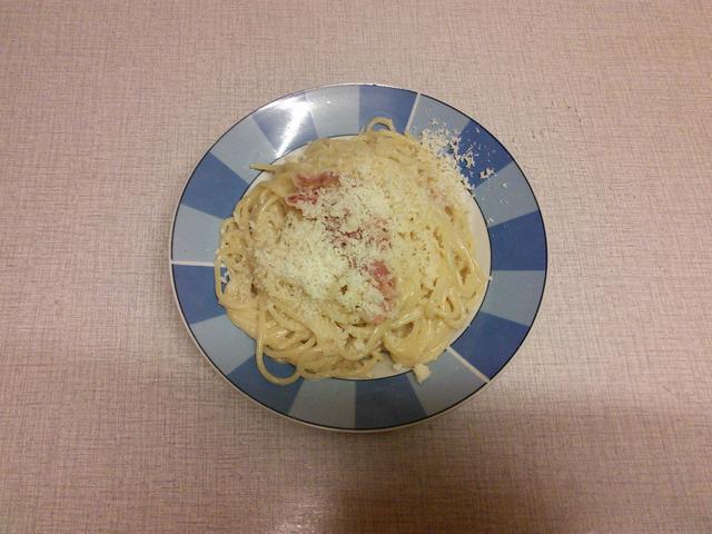 Photo de Spaghetti alla carbonara